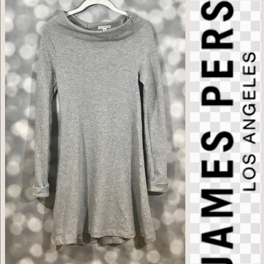 James Perse grey cotton dress